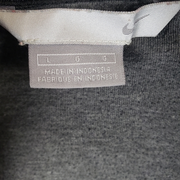 Nike Athletic Black w/White Stripes Jacket w/Pockets Men Sz L - Picture 5 of 9